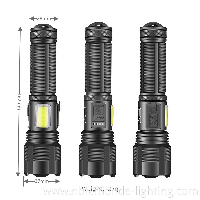  aluminum flashlight torch